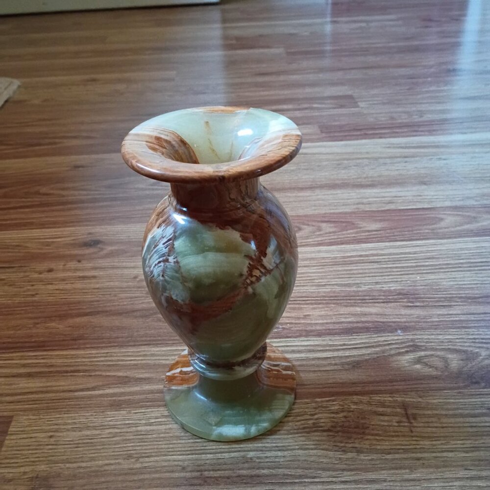 Marble Kitchen Tool Holder or Vase Perfect Heavy 8 x 4 - Picture 2 of 4